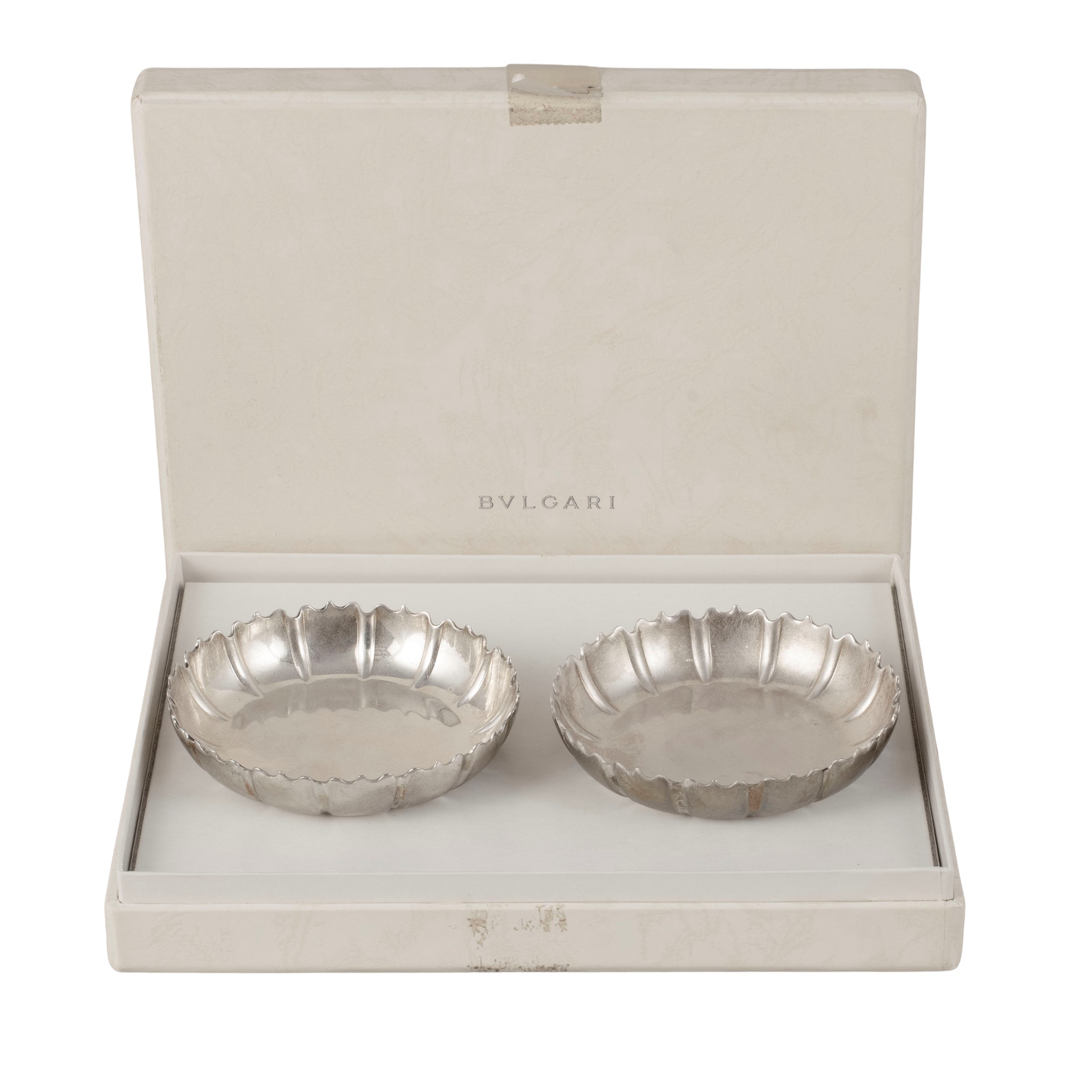 Bvlgari, Coppia di Posacenere in Argento