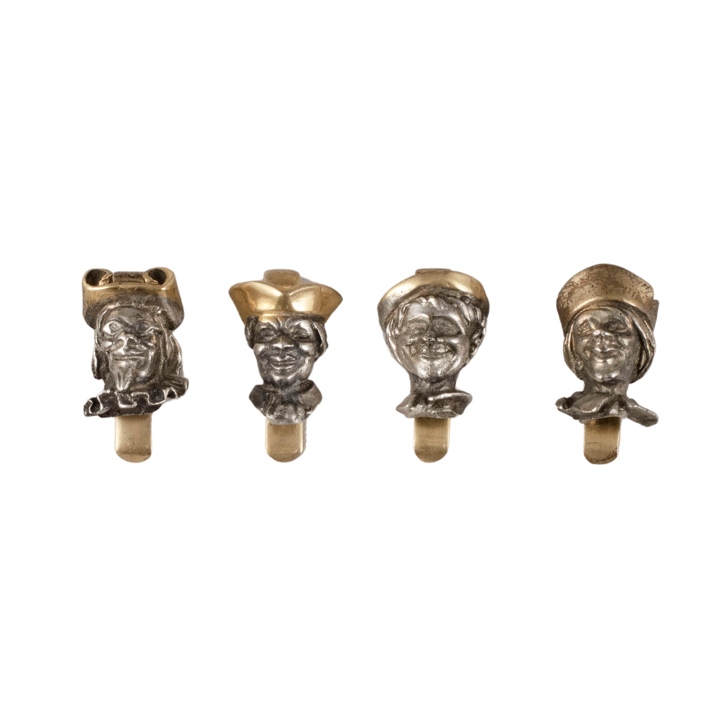 Set di Dodici Segnaposto in Argento e Vermeil