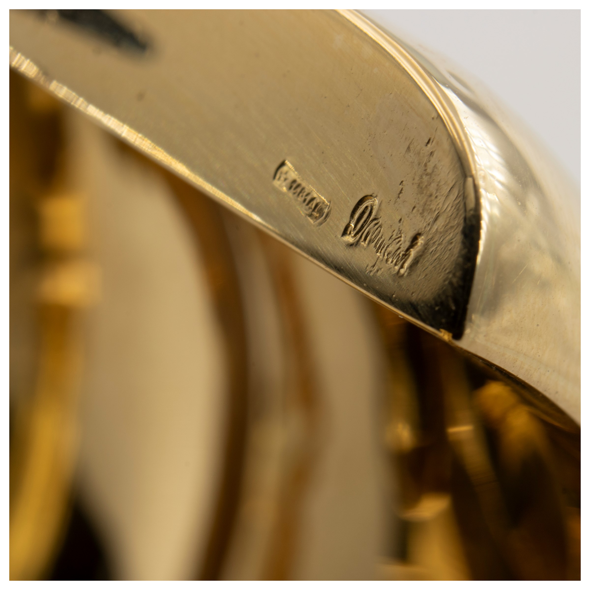 Damiani - Bracciale a manetta in oro giallo e bianco con diamanti