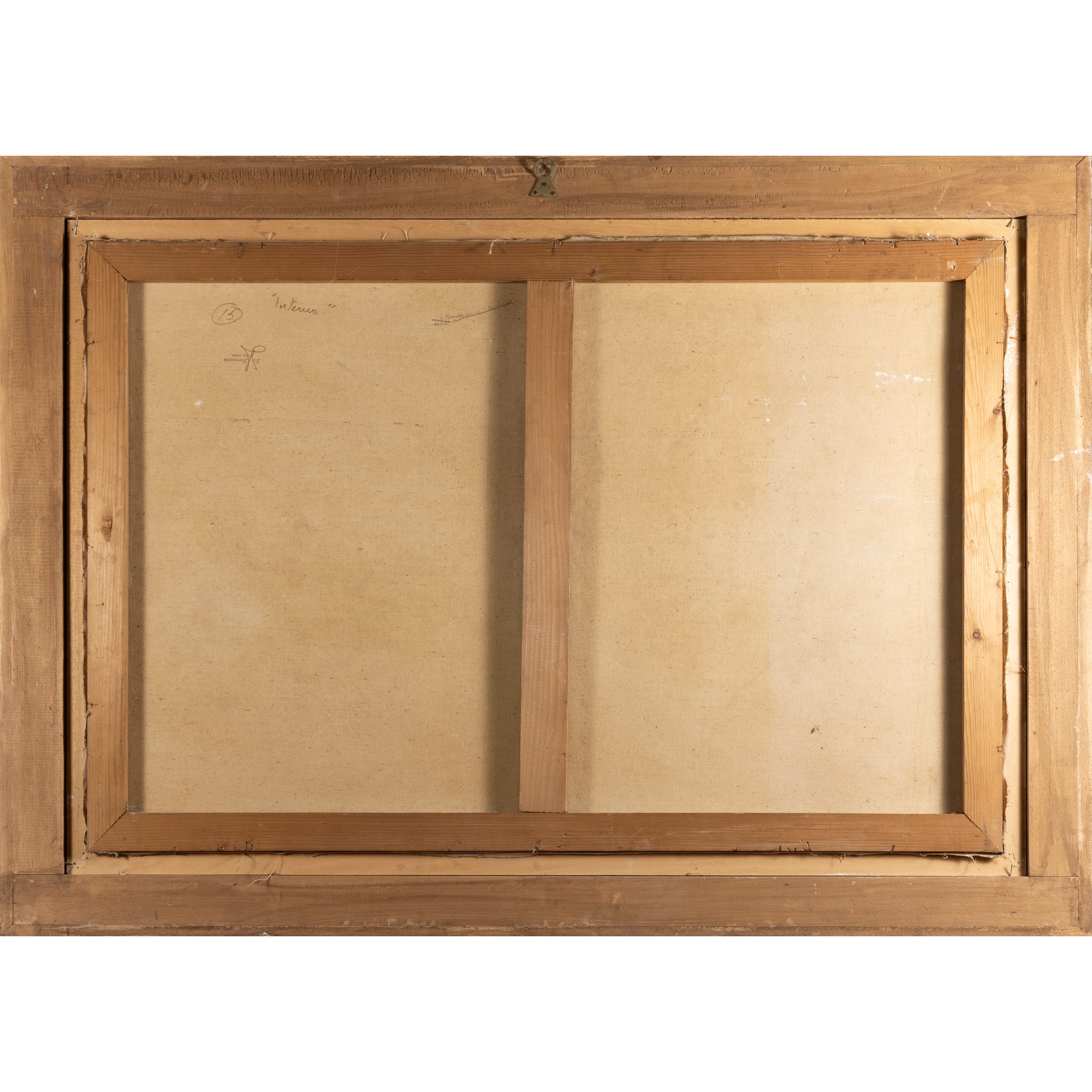 Marcello Muccini - Interno, olio su tela
