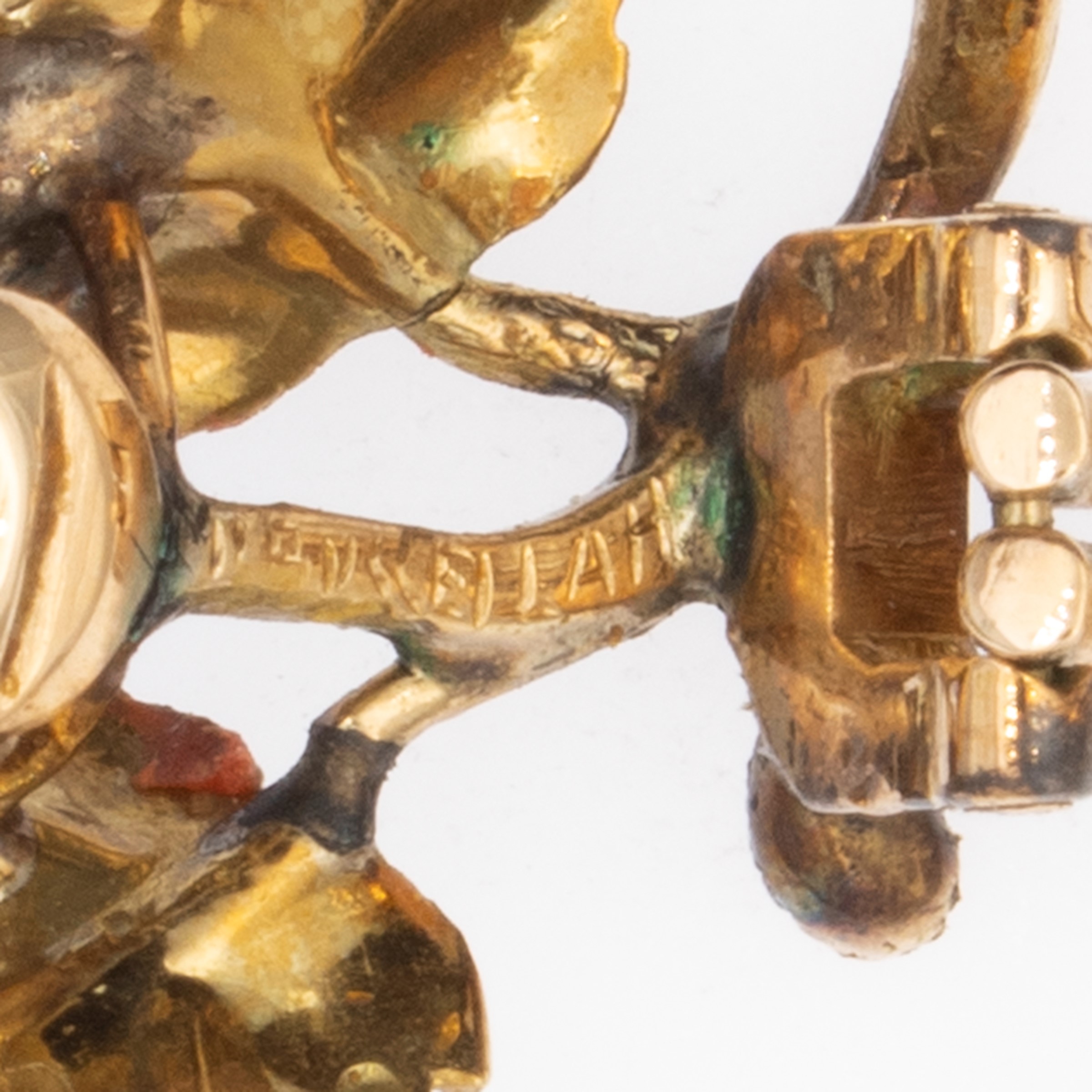 parure a motivo floreale