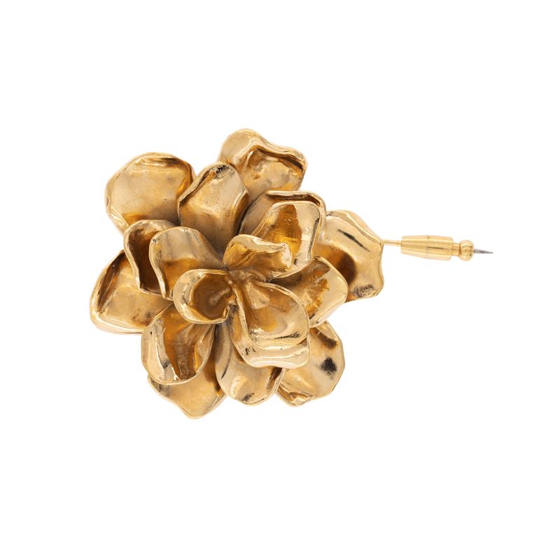 spilla camelia bijou vintage