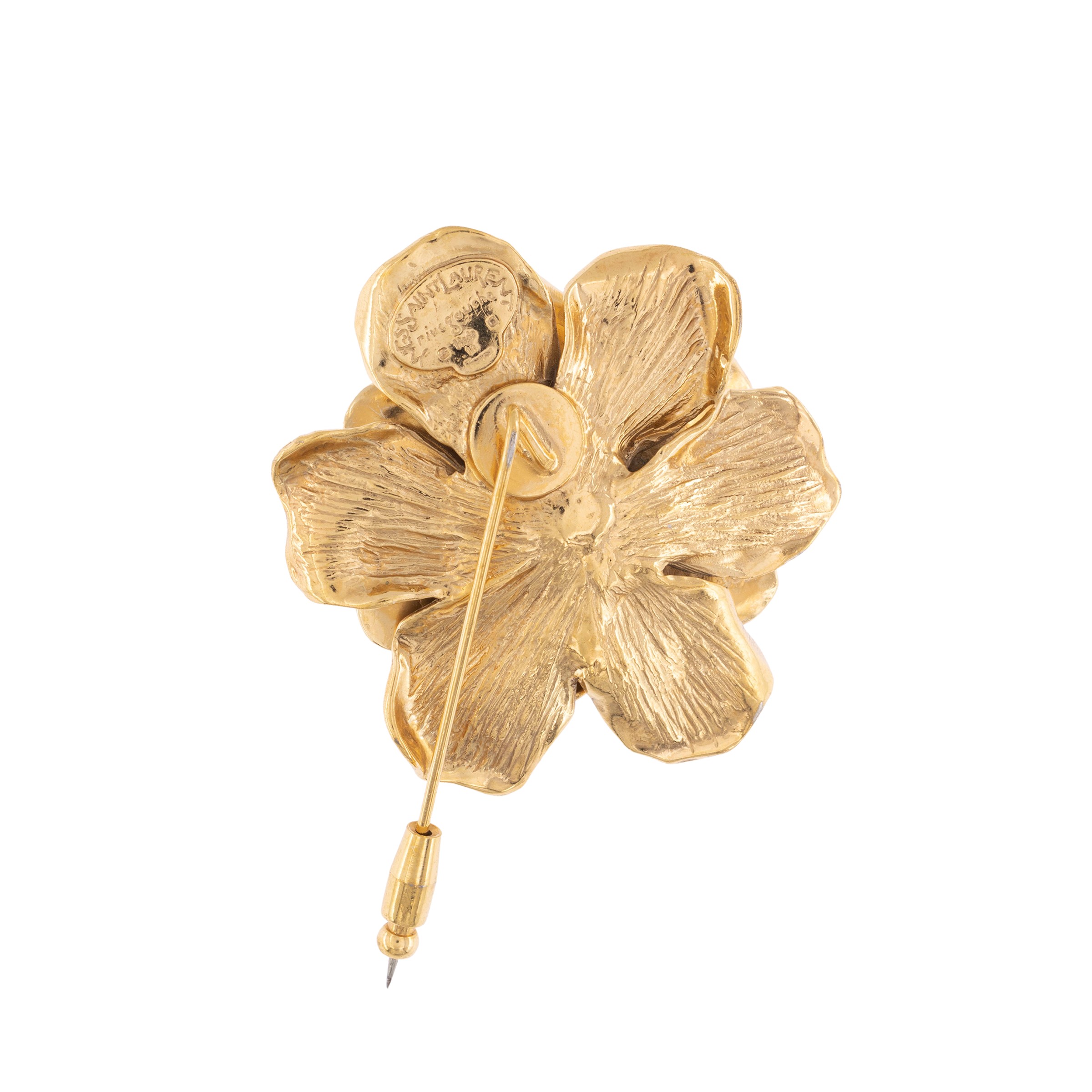 spilla camelia bijou vintage