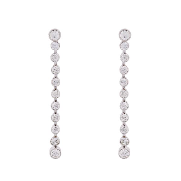 Swarosvski bijou pendant earrings