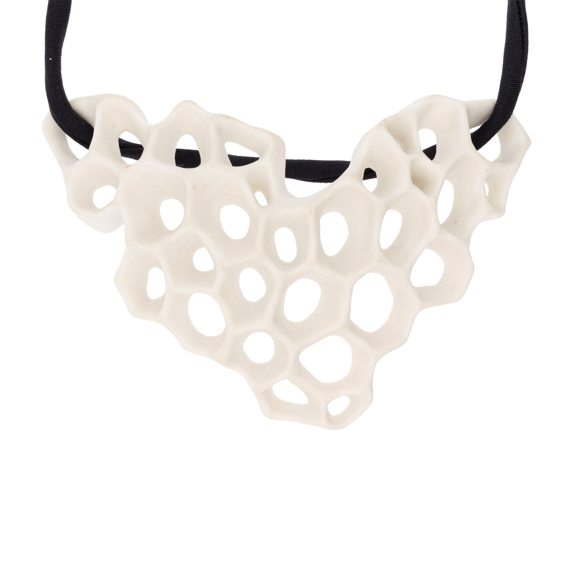 Rita Miranda - Collana serie “Hive” in porcellana modellata a mano