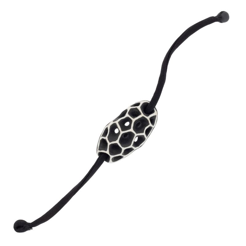 Rita Miranda - Bracciale della serie “Hive” in porcellana nera e bianca