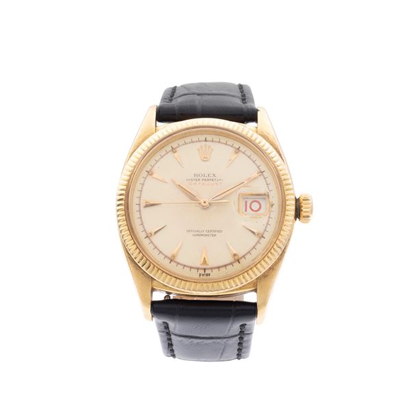 Oyster Perpetual Datejust Ovettone Roulette vintage wristwatch