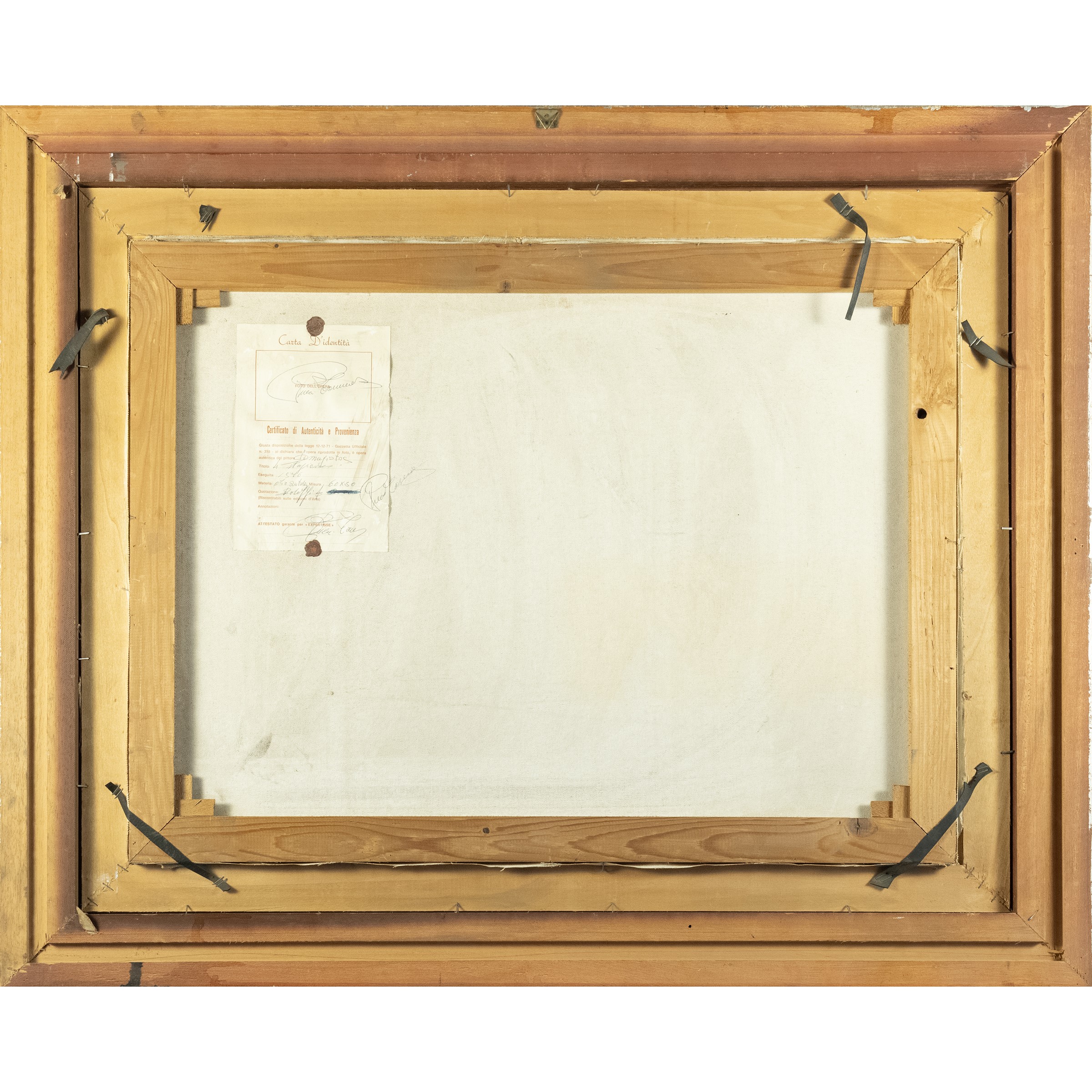 Leonardo De Magistris - Quattro stagioni, olio su tela, 60x80 cm, 1974