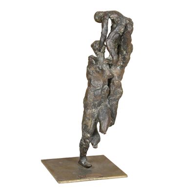 Bea Petri, 'Famiglia', scultura in bronzo