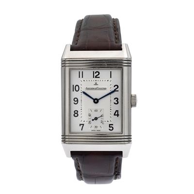Orologio da polso Reverso Grand Taille, acciaio, anni 2000