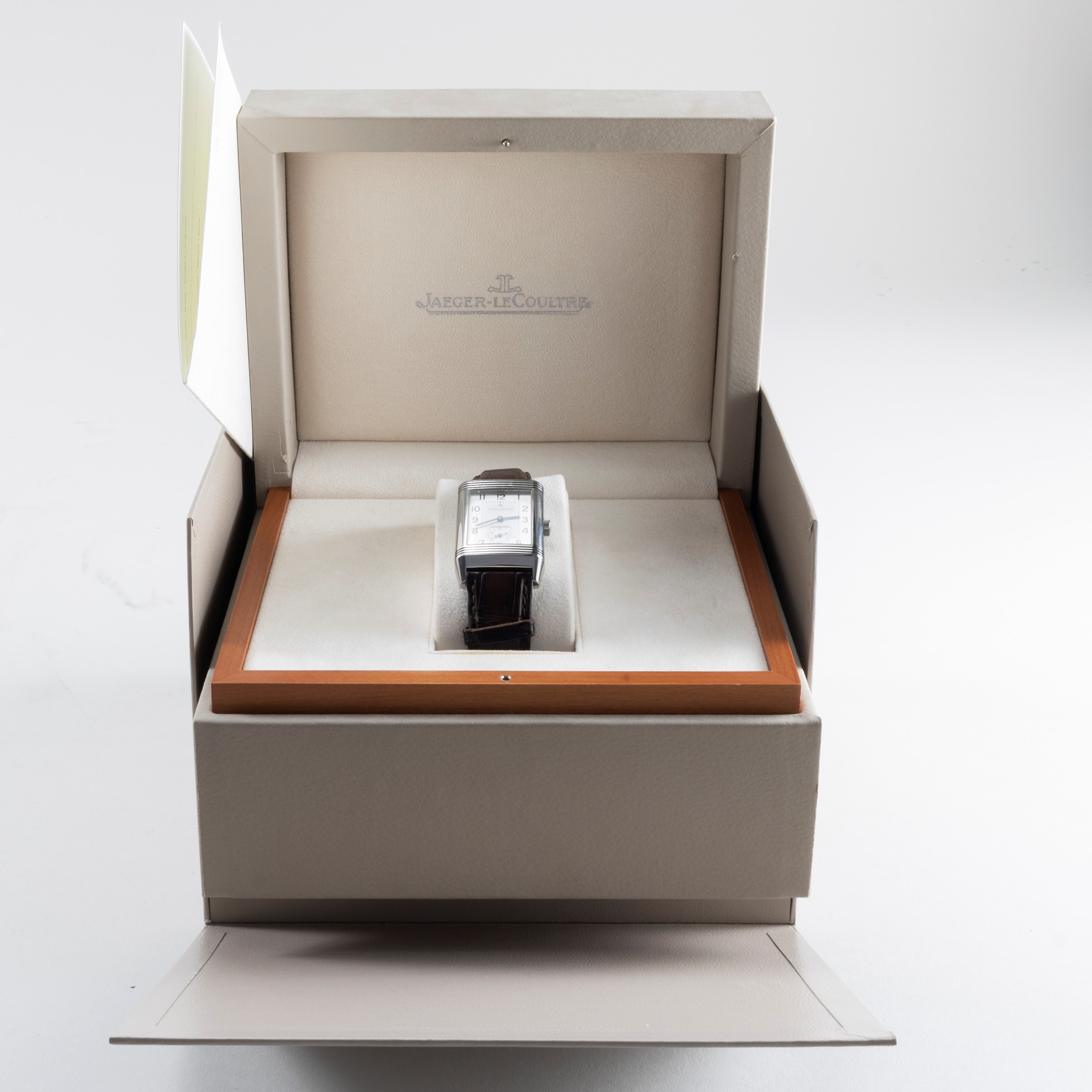 Jager le Coultre - Orologio da polso Reverso Grand Taille, acciaio, anni 2000