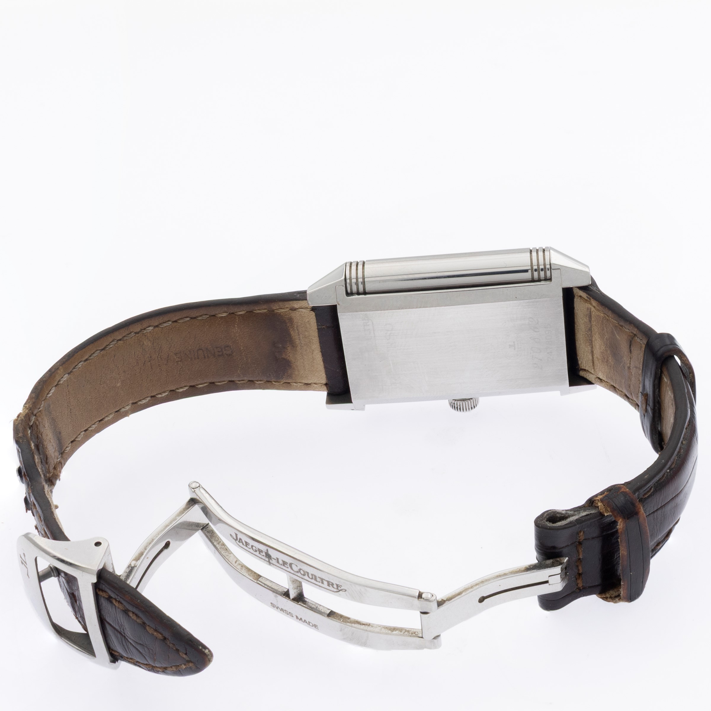 Jager le Coultre - Orologio da polso Reverso Grand Taille, acciaio, anni 2000