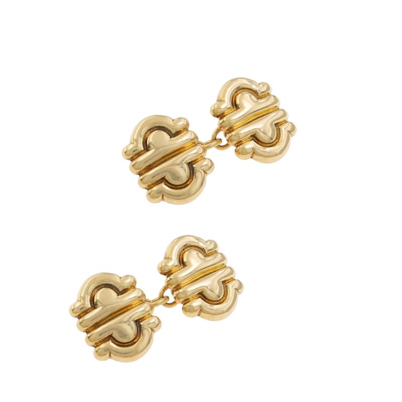 Bvlgari - Gemelli in oro giallo 18kt