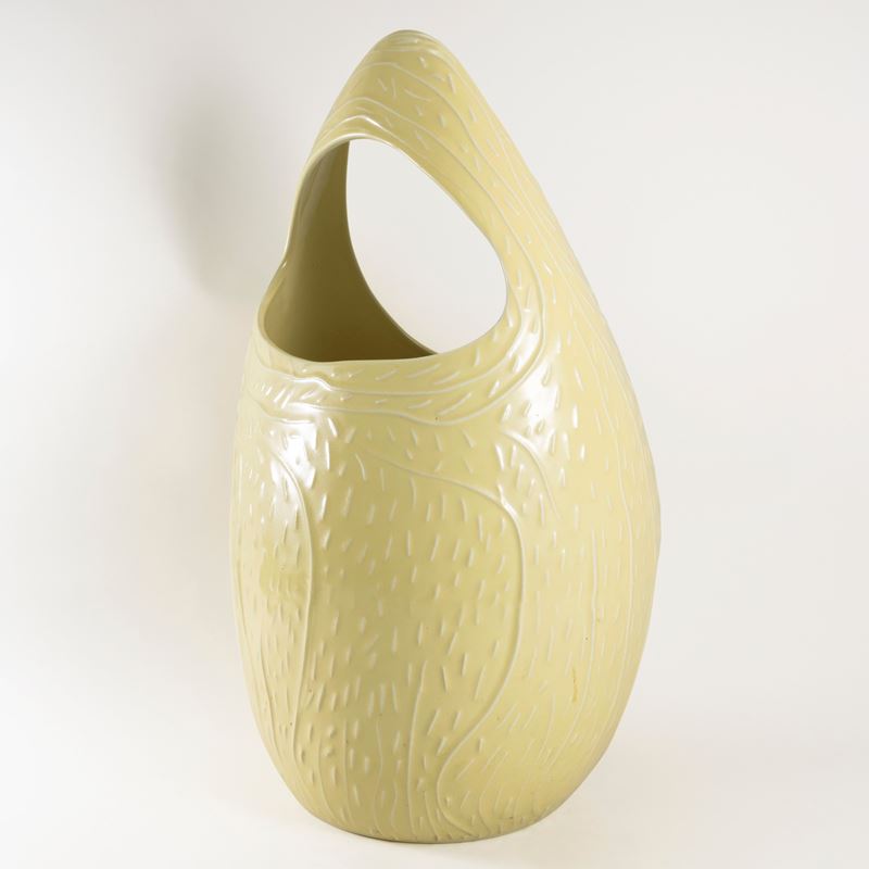 Antonia Campi - Portaombrelli in terraglia smaltata