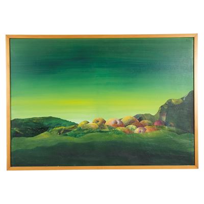 Natura morta 'classica', olio, sabbia e collage su tela