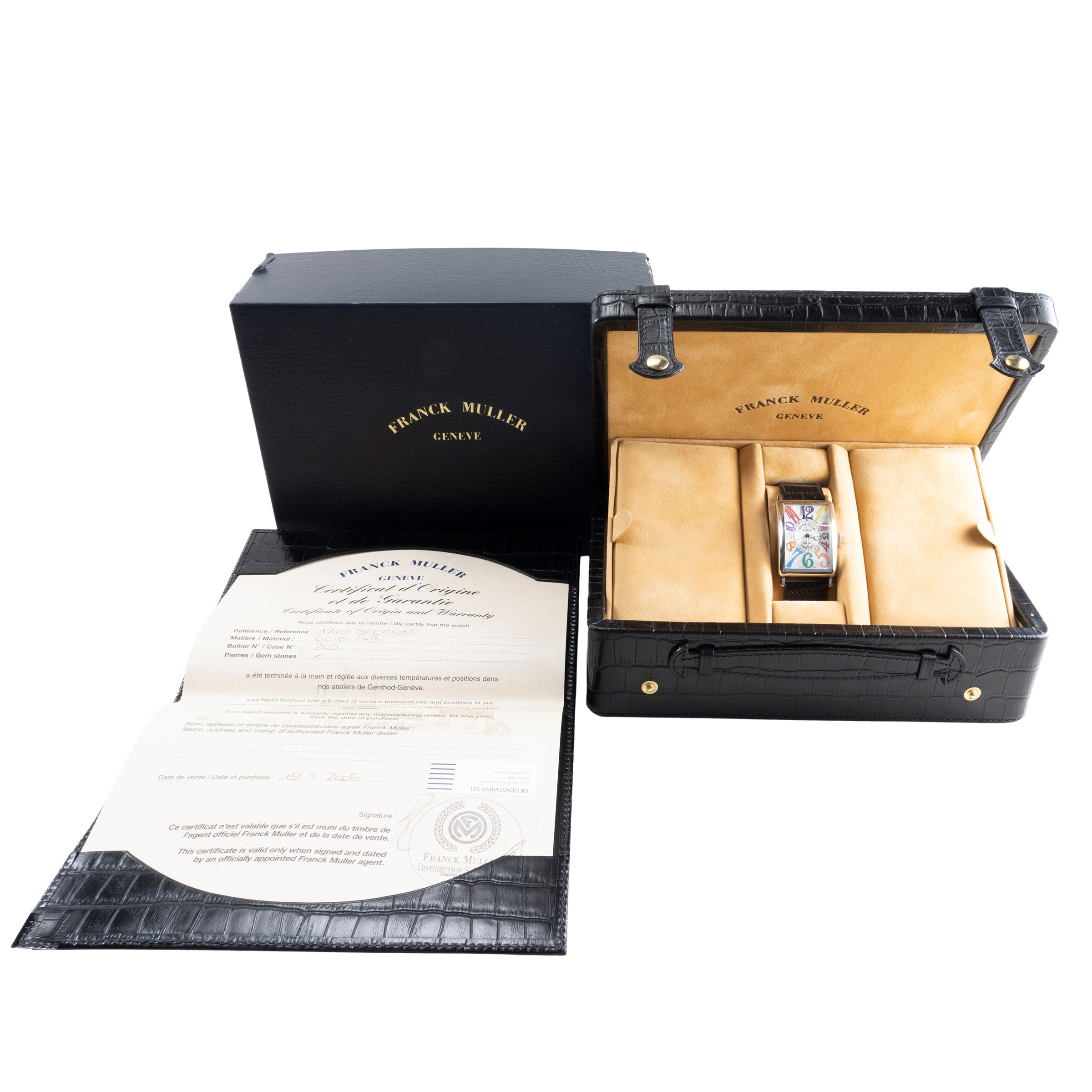 Frank Muller - Color Dream orologio da polso, acciaio, serie limitata n. 209, 2006