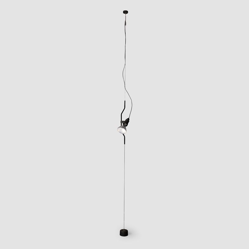 Achille Castiglioni - Lampada da terra modello Parentesi, acciaio e plastica