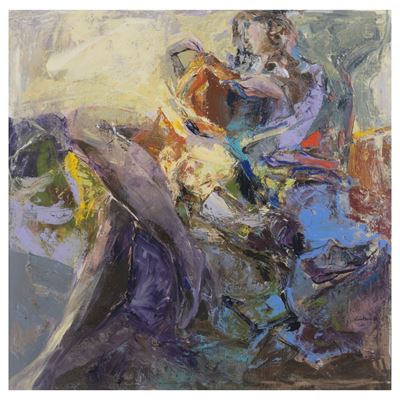 'Eva', olio su tela, 70x70 cm, 1992