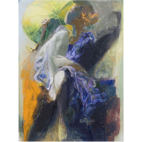 Ennio Calabria - 'Lady with umbrella'