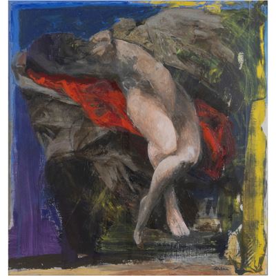 Studio per figure, olio su tela