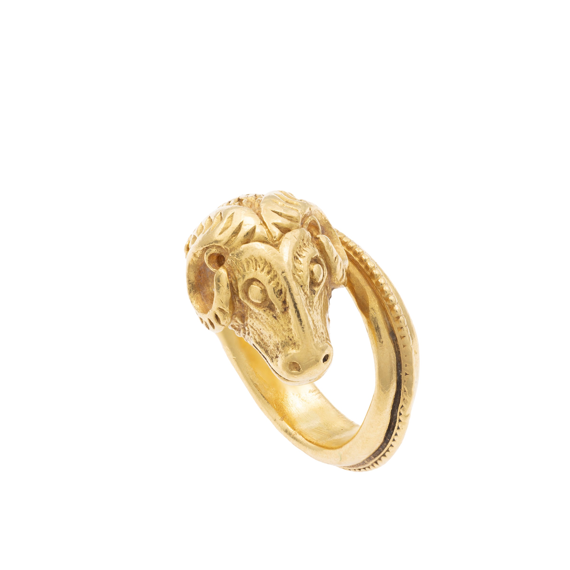 Zolotas anello ariete in oro giallo 22kt