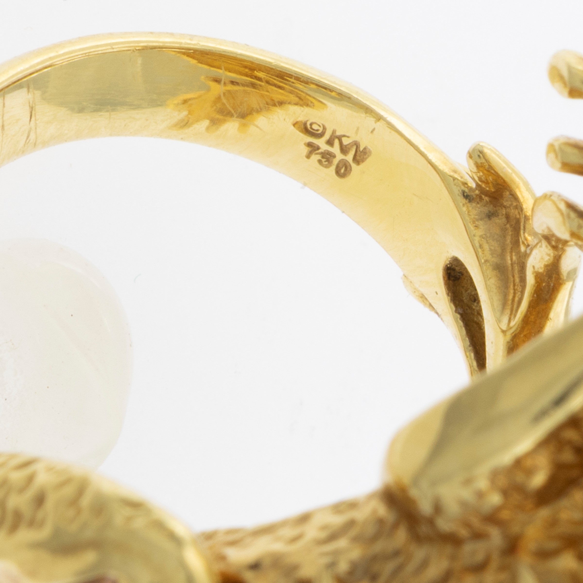 Anello ranocchio in oro giallo 18kt