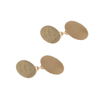 Gemelli Ovali in Oro Giallo 9kt
