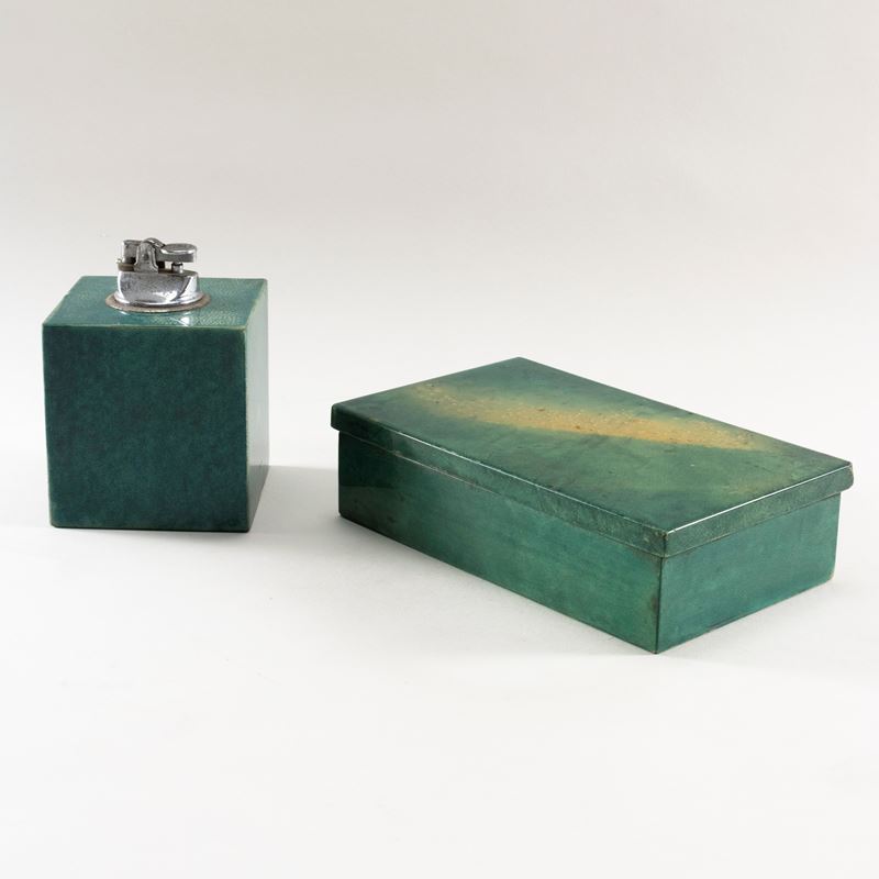Aldo Tura, Set da fumo in legno e ABS