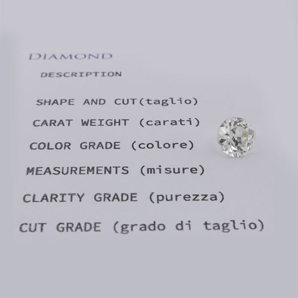 Loose old mine cut diamond 3.34 ct