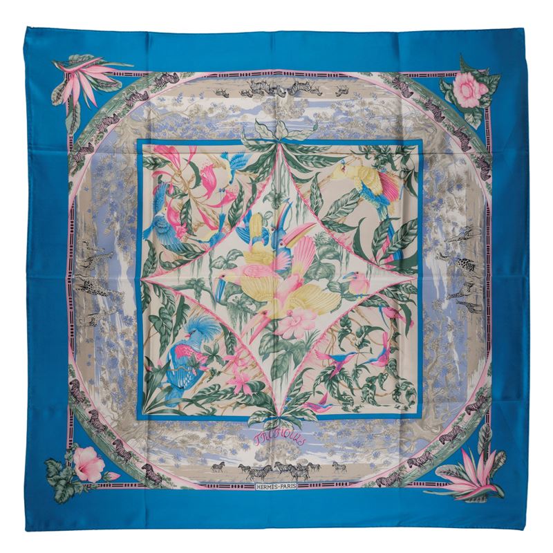 foulard vintage collezione Tropiques
