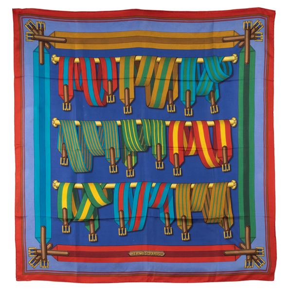 Herm&#232;s - Les Ceintures collection vintage scarf
