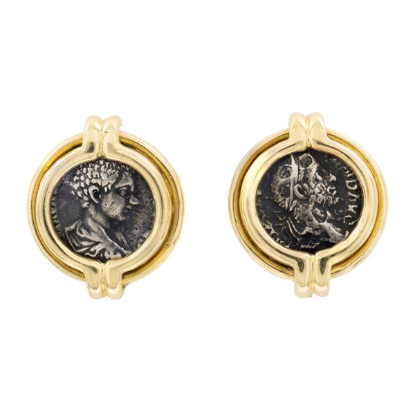 Monete collection lobe earrings