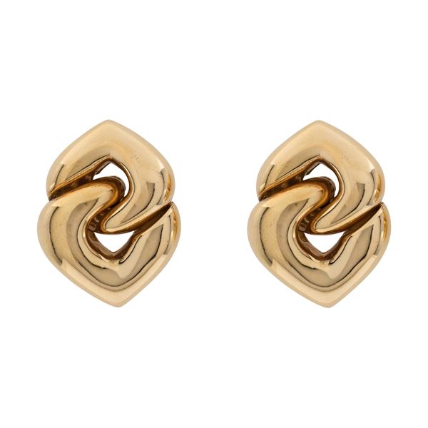 Double heart shaped earrings