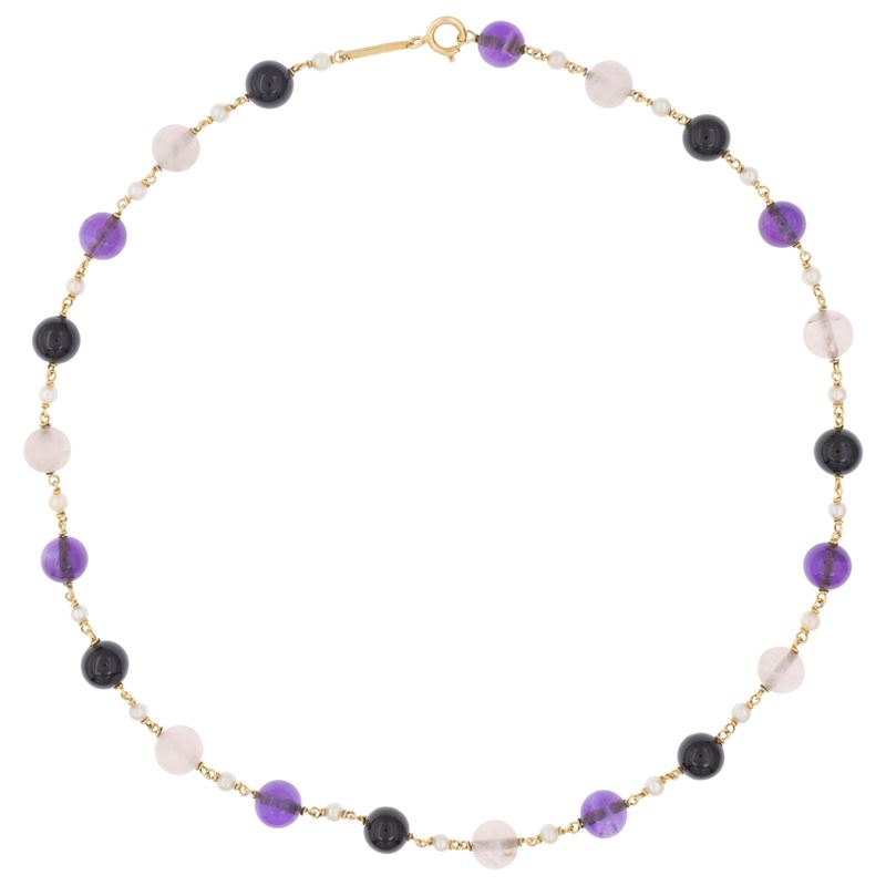 collana in oro giallo 18kt