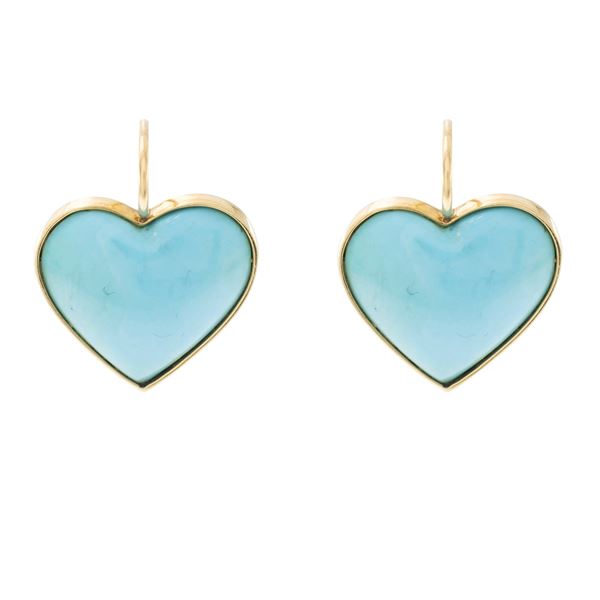 Orecchini a monachina in oro giallo 18kt