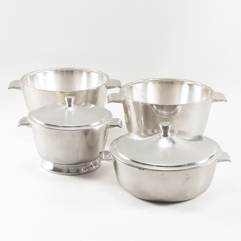 Gio Ponti - Set da tavola in alpacca