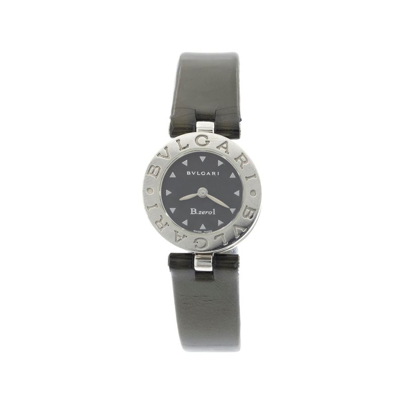 Bvlgari - Orologio da donna Bzero1 in acciaio con quadrante nero