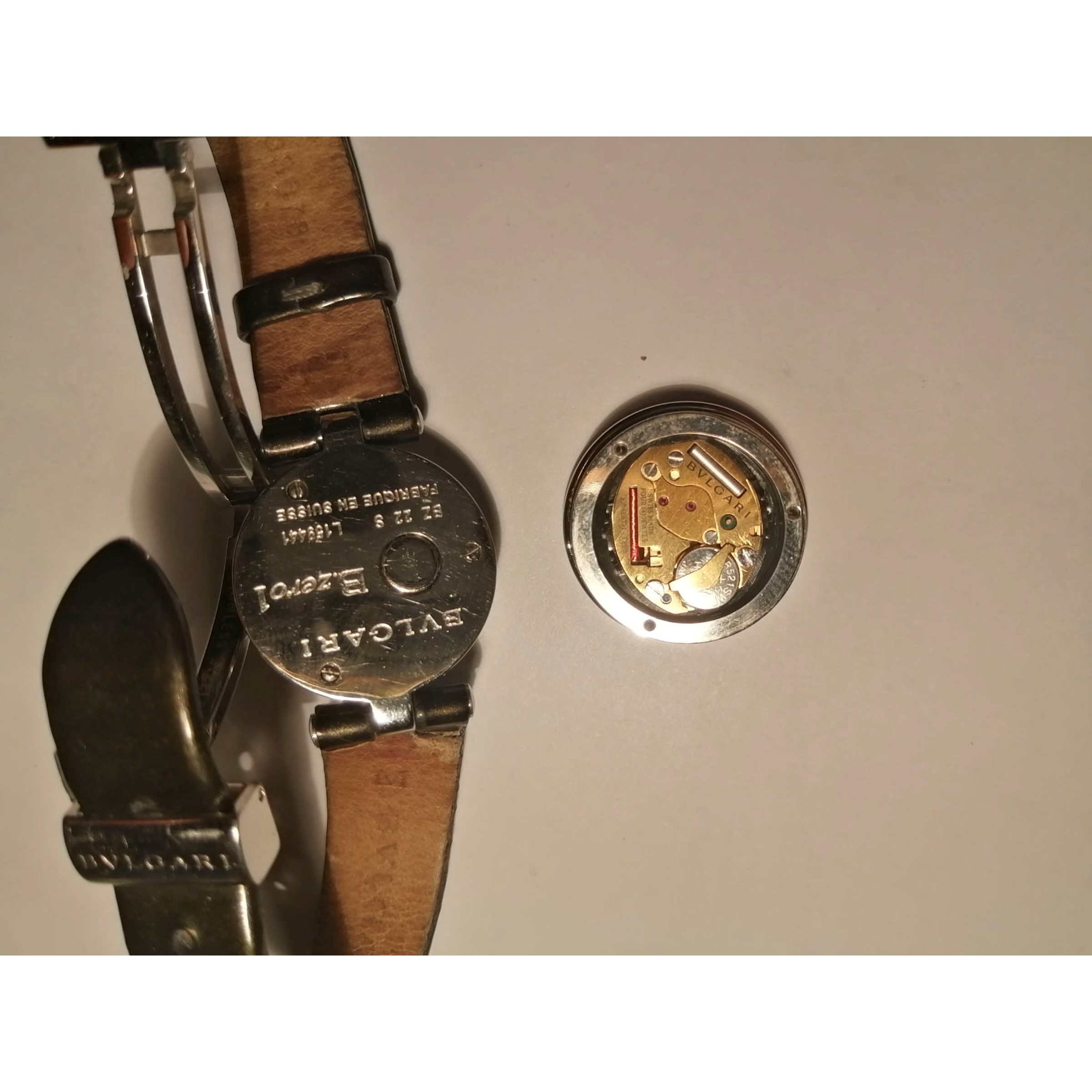 Bvlgari - Orologio da donna Bzero1 in acciaio con quadrante nero