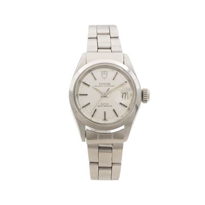 Orologio da donna vintage Pricess Oyster Date, acciaio, anni '80