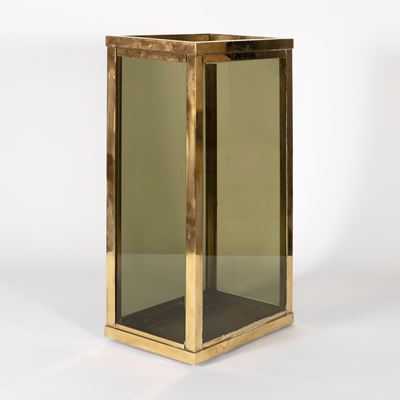 Fontana Arte, Portaombrelli in ottone e vetro fumè