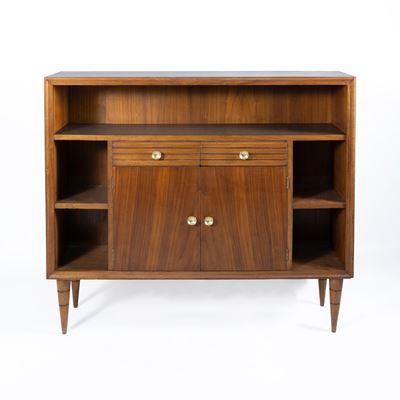 Pier Luigi Colli, Mobile contenitore in legno e ottone, anni '40