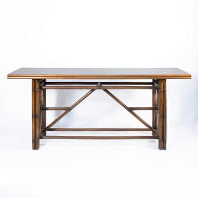 McGuire, Console-tavolo in legno e bambù