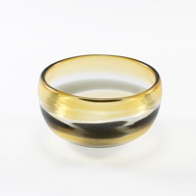 Bowl in vetro soffiato colorato