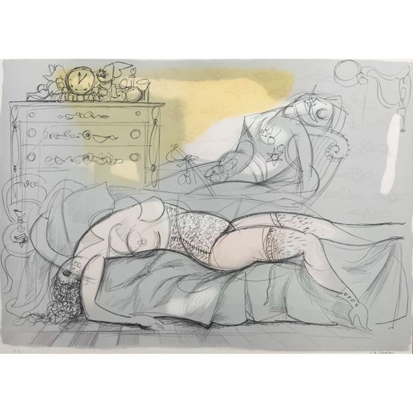 Franco Maria Liberatore - "Nudo sul divano"