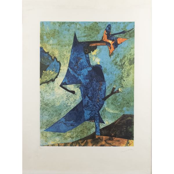 Gianni Dova - 'Grande uccello serale'