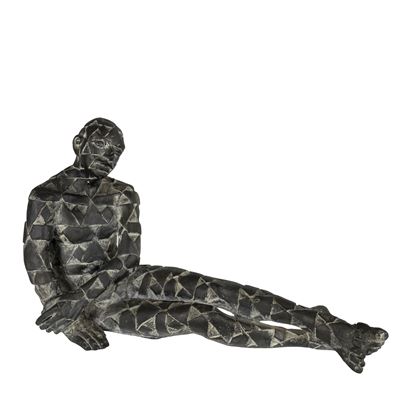 Dis-posizione, scultura in bronzo patinato, edizione 35/100