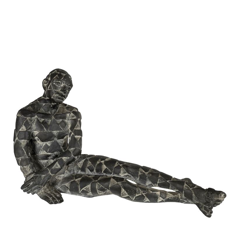 Rabarama - Dis-posizione, scultura in bronzo patinato, edizione 35/100