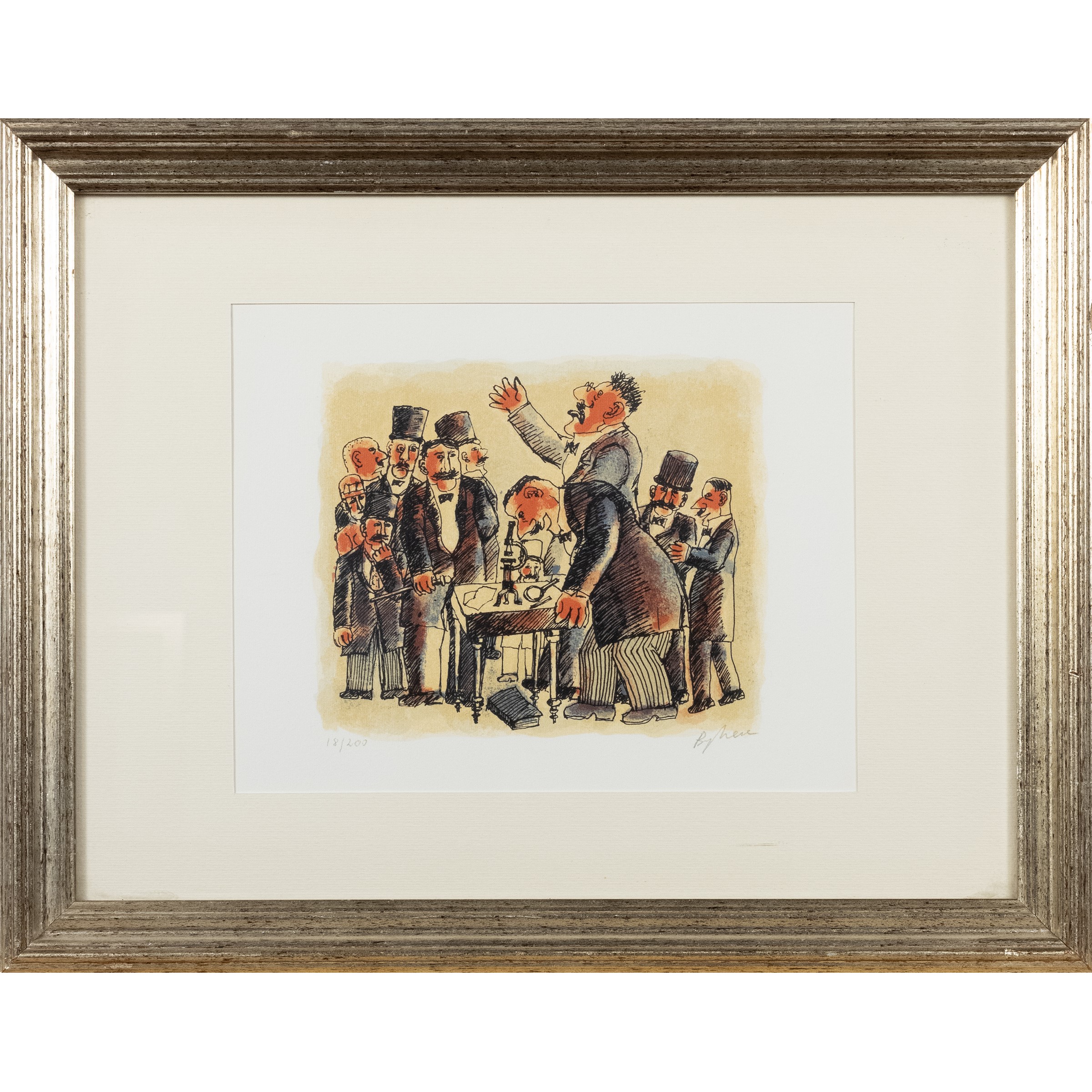 Franz Borghese - Personaggi - Litografia a colori, es. 18/200