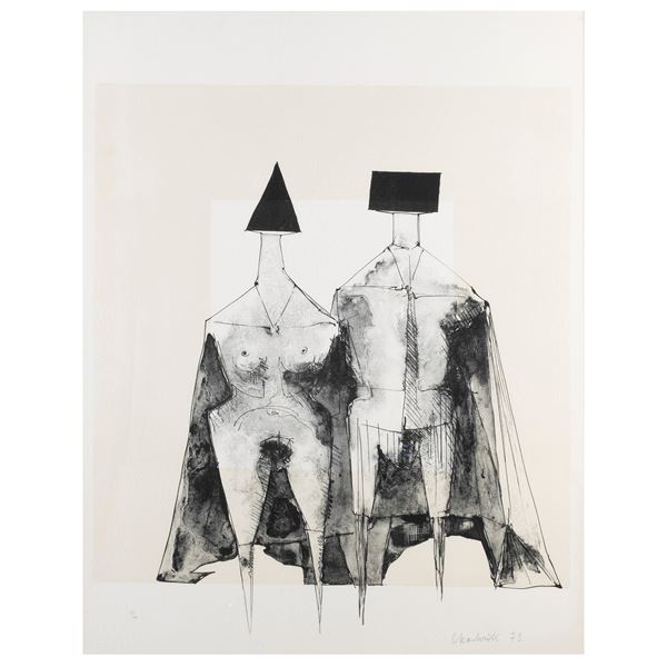 Lynn Chadwick - "Two standing figures"