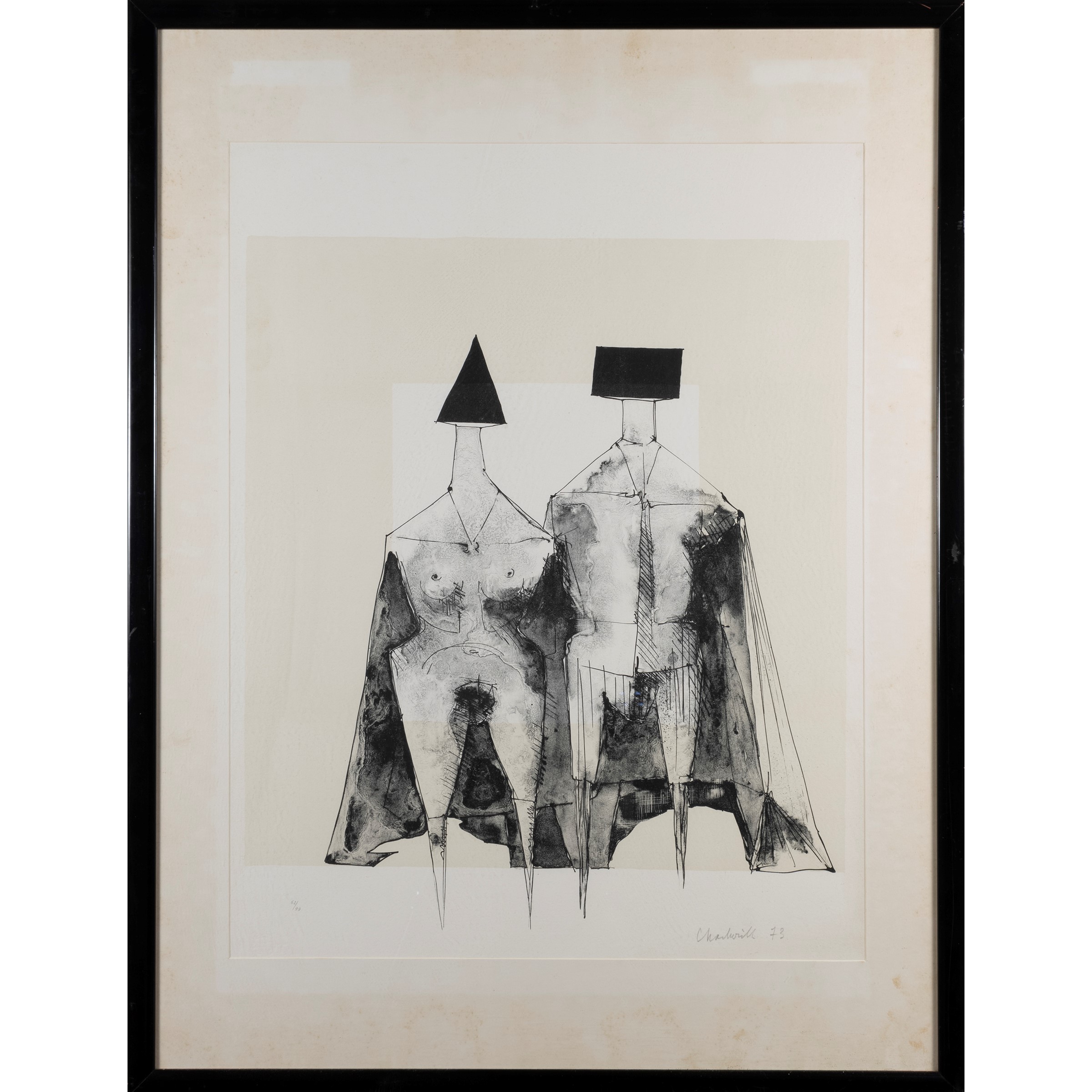 Lynn Chadwick - Due figure stilizzate